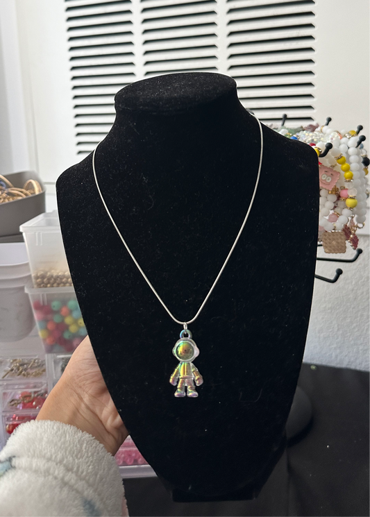 astronaut necklace
