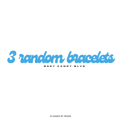 3 random bracelets