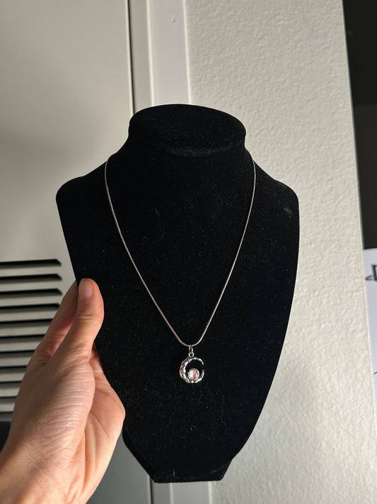 crescent moon necklace
